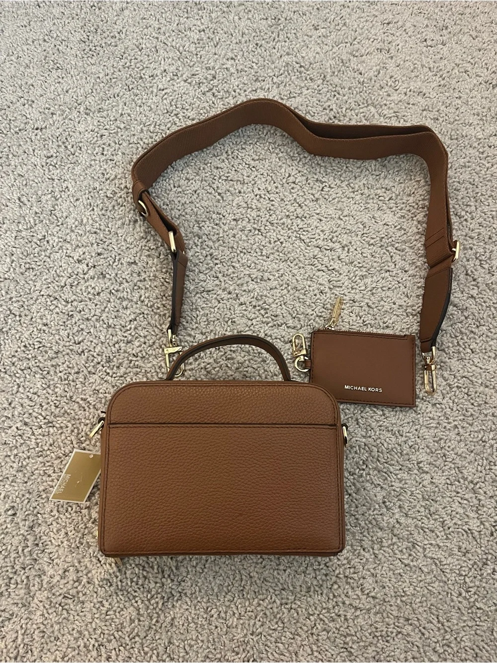 NWT Michael Kors Estelle Small Trunk Crossbody Bag